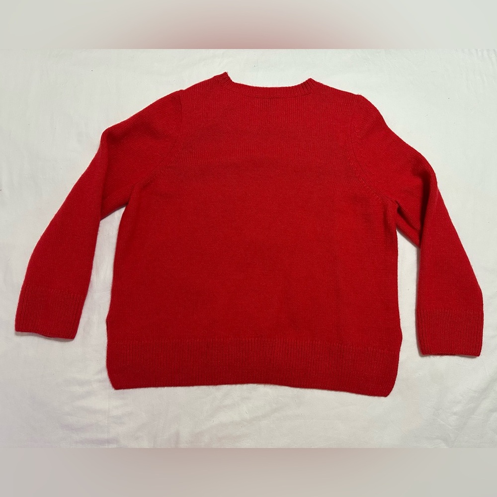 KATE SPADE NEW YORK RED SEQUIN LUCKY DICE SWEATER CASINO VEGAS GLAM LUXURY XL - Picture 4 of 9